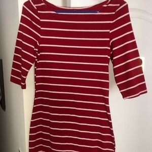 Striped mini dress